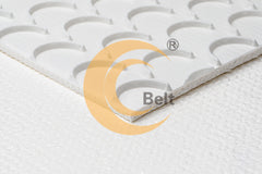 Solid Woven Conveyor Belt with Crescent Surface Profile for Slope Conveying